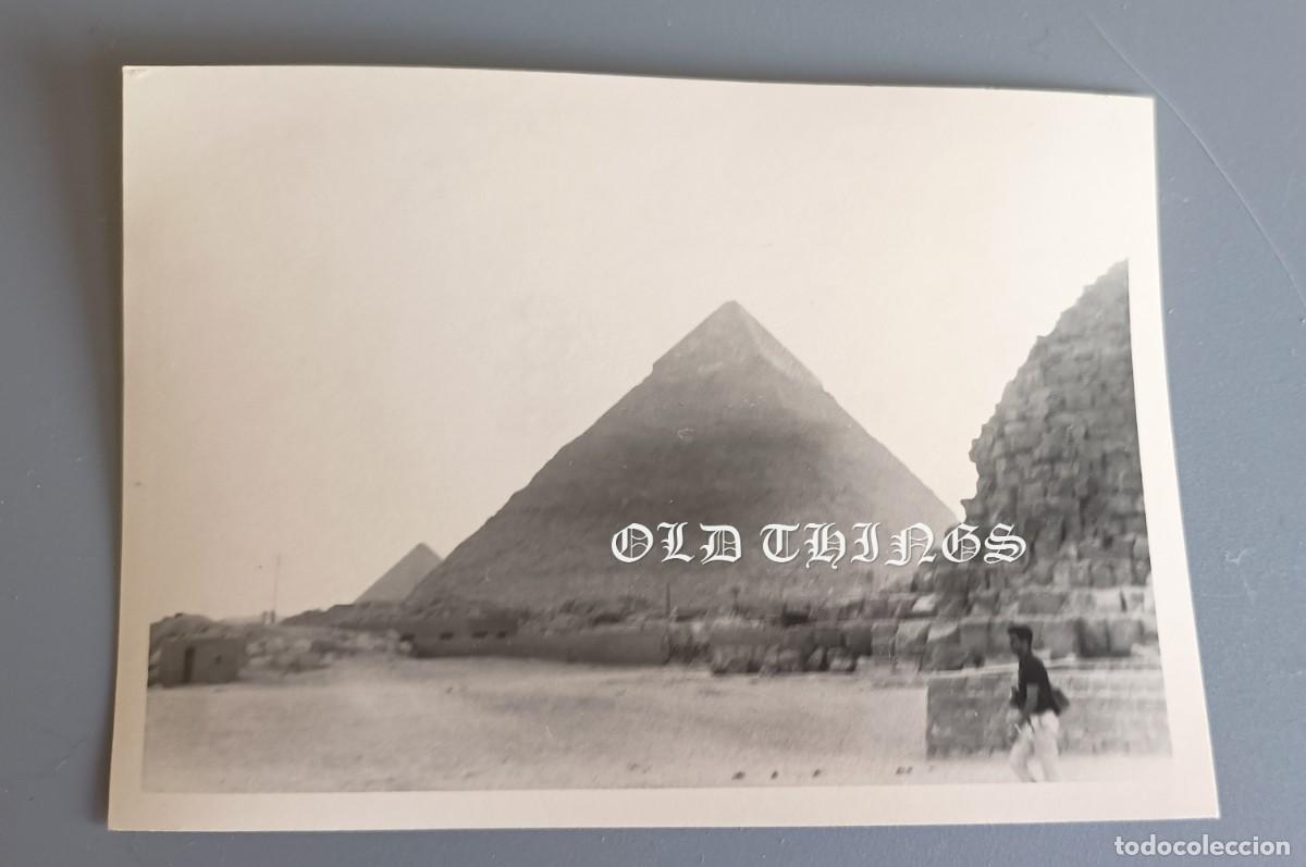 Postales: FOTOGRAFIA DE EL CAIRO, EGIPTO, EGYPT, PIRAMIDES, A&Ntilde;OS 50, MIDE 10,5 X 7,5 CMS.