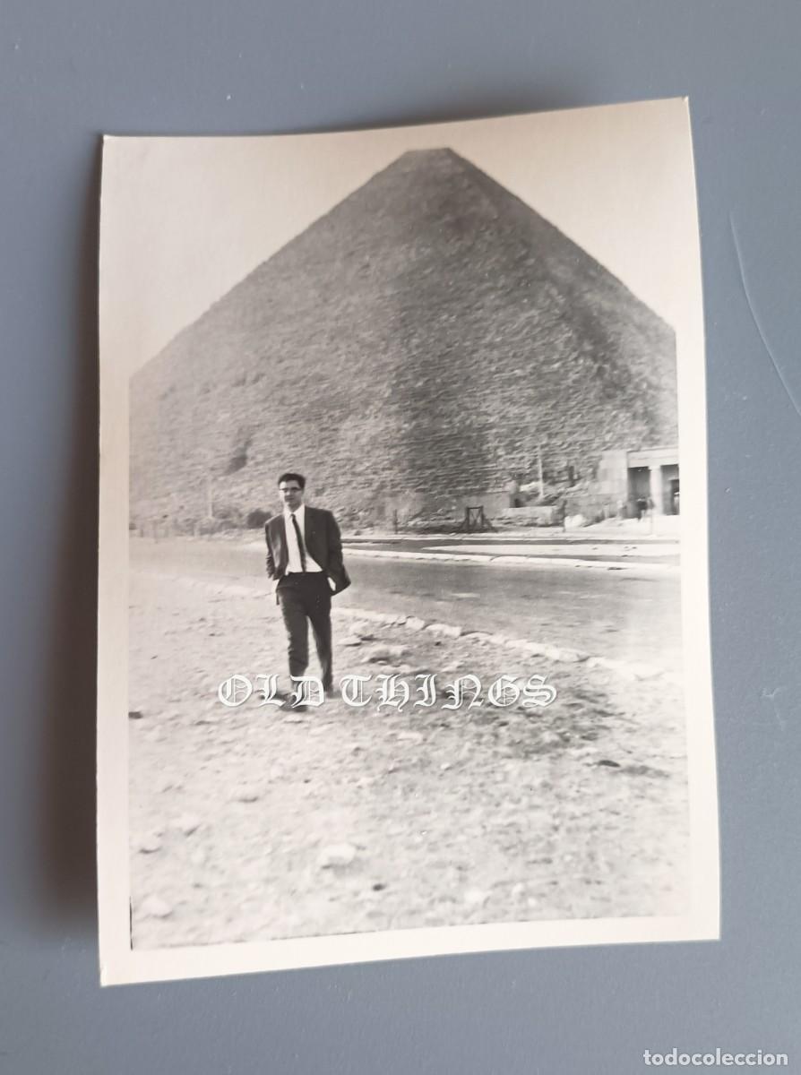 Postales: FOTOGRAFIA DE EL CAIRO, EGIPTO, EGYPT, PIRAMIDES, A&Ntilde;OS 50, MIDE 10,5 X 7,5 CMS.