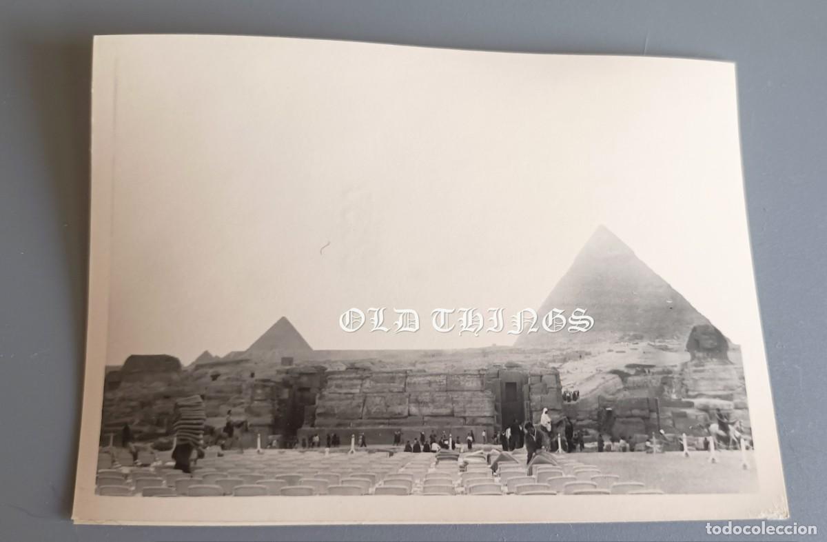 Postales: FOTOGRAFIA DE EL CAIRO, EGIPTO, EGYPT, PIRAMIDES, A&Ntilde;OS 50, MIDE 10,5 X 7,5 CMS.