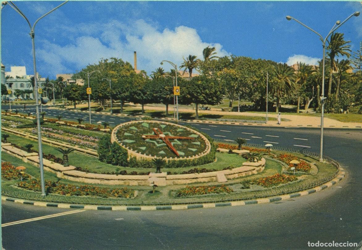 Postales: N&ordm; 225-ALEJANDR&Iacute;A. Egipto. Reloj de Flores. Escrita en 1972. ED. LEHNERT & LANDROCK