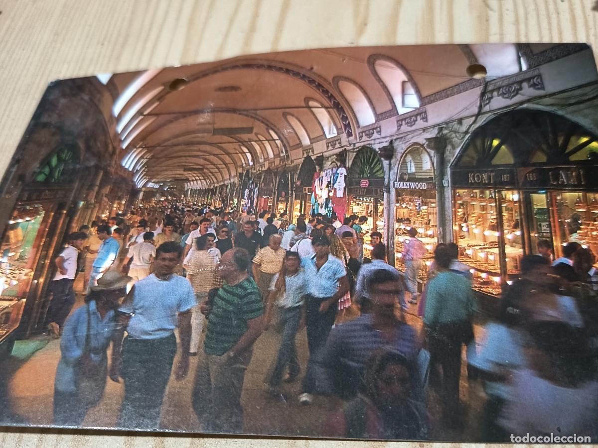 Postales: mercado de Estambul 1989