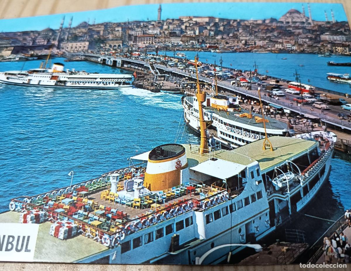 Postales: postal del puente de Galata (Estambul) 1989