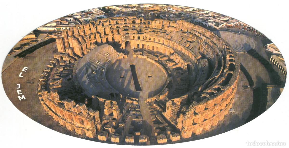 Postales: EL JEM (Tunisie)_Amphith&eacute;&acirc;tre_Pro Mess / Teatros romanos Norte de Africa