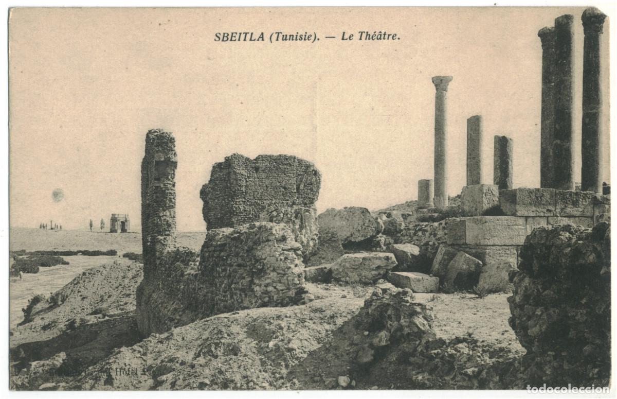 Postales: SBEITLA (Tunisia)_Th&eacute;&acirc;tre Romain_DAniel Delboy / Teatros romanos Norte de Africa