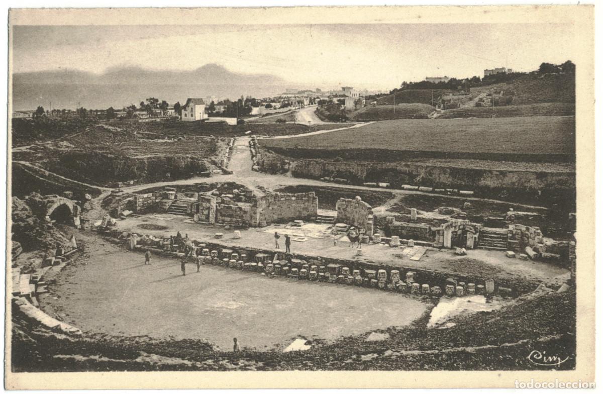 Postales: CARTHAGE (Tunis)_Th&eacute;&acirc;tre Romain_Combier / Teatros romanos Norte de Africa