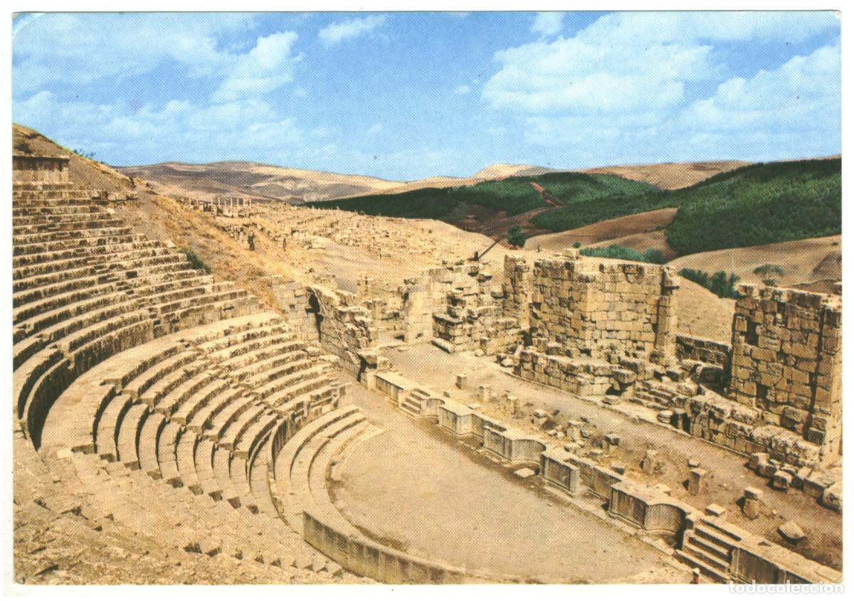 Postales: DJEMILA (Alger)_Th&eacute;&acirc;tre Romain_SERAG / Teatros romanos Norte de Africa