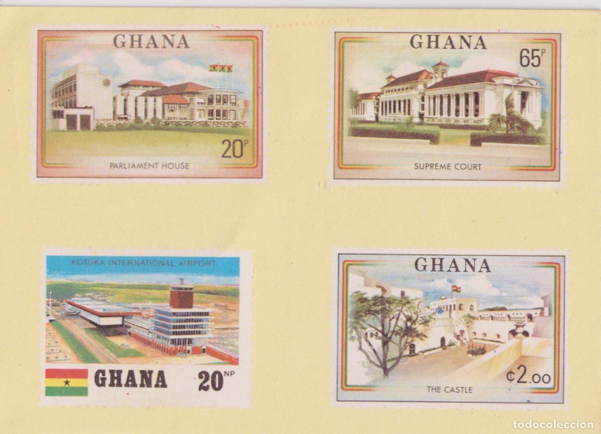 Postales: AFRICA, GHANA, POSTAGE STAMPS - MONUMENTOS DEL PAIS - S/C