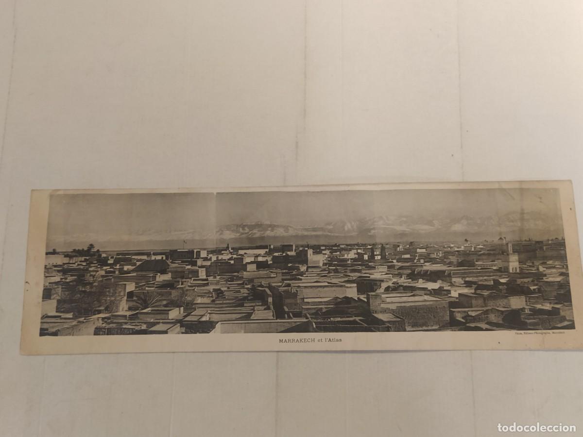 Postales: MARRAKECH ET L'ATLAS - PANORAMICA ANTIGUA - FELIX EDITEUR PHOTOGRAPHE -VER FOTOS