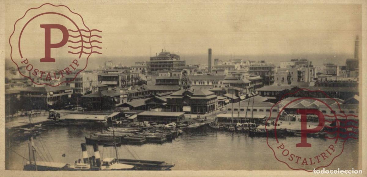Postales: EGIPTO. EGYPTE. EGYPT. RPPC. PORT SAID. VUE GENERALE. 15X7CM FOTOGRAFICA.