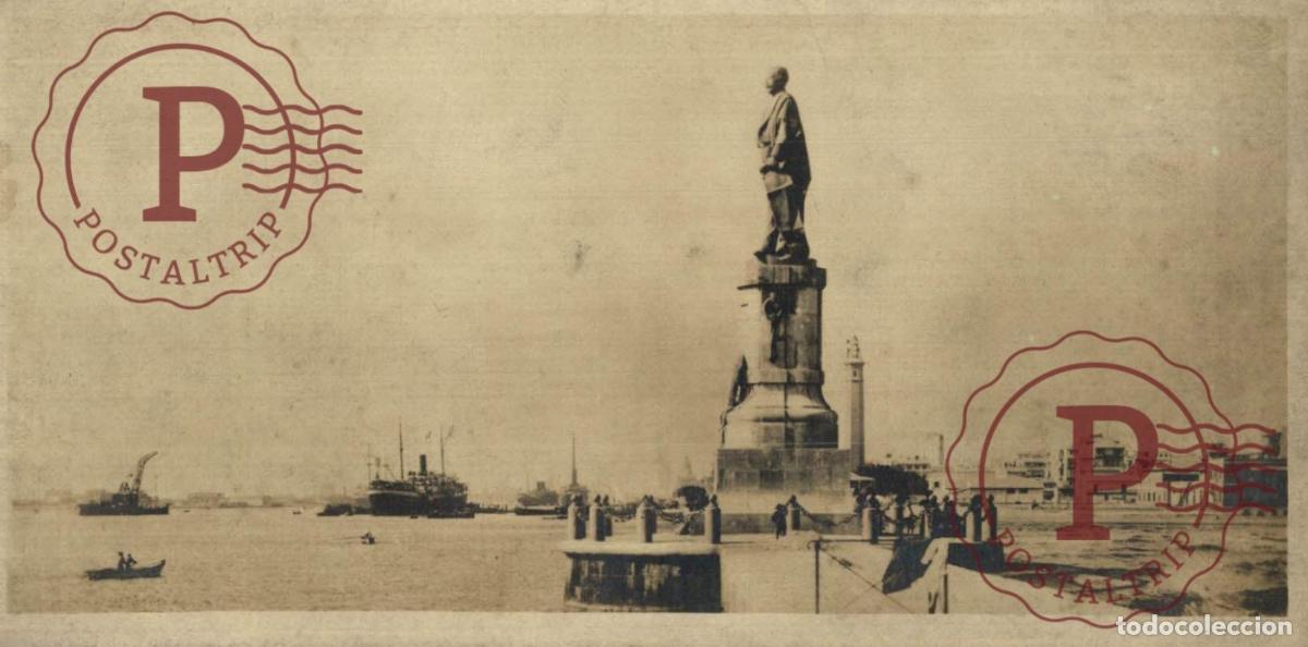 Postales: EGIPTO. EGYPTE. EGYPT. RPPC. PORT SAID. STATUE DE LESSEPS. 15X7CM FOTOGRAFICA.