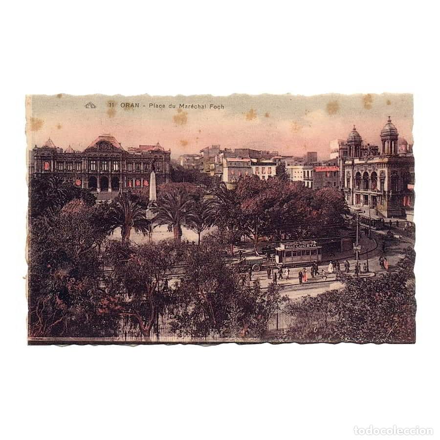 Postales: Argelia [TPO] Postal antigua de Or&aacute;n. Plaza del Mariscal Foch (N)