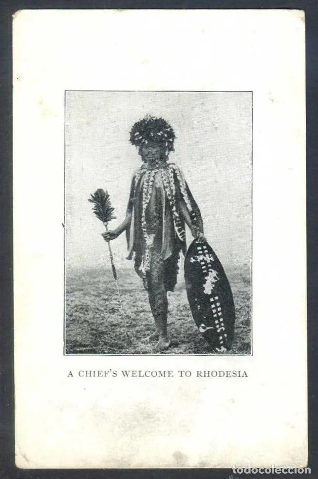 Postkarten: Rhodesia *A Chief&acute;s Welcome to Rhodesia* Zambesi Mission S.J. Nueva.
