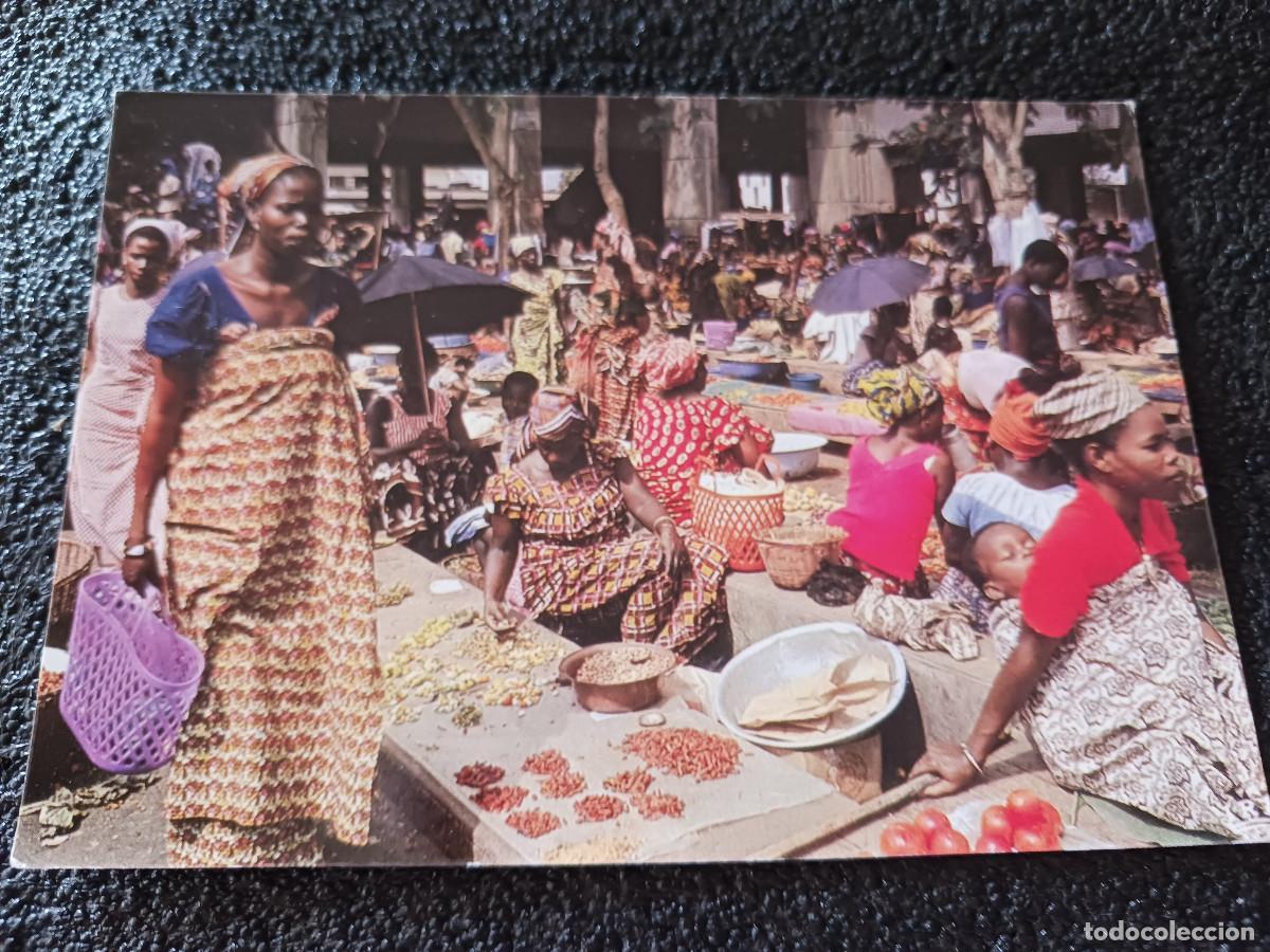 Postales: 8232 afrique en couleurs, escena de mercado, ed. iris