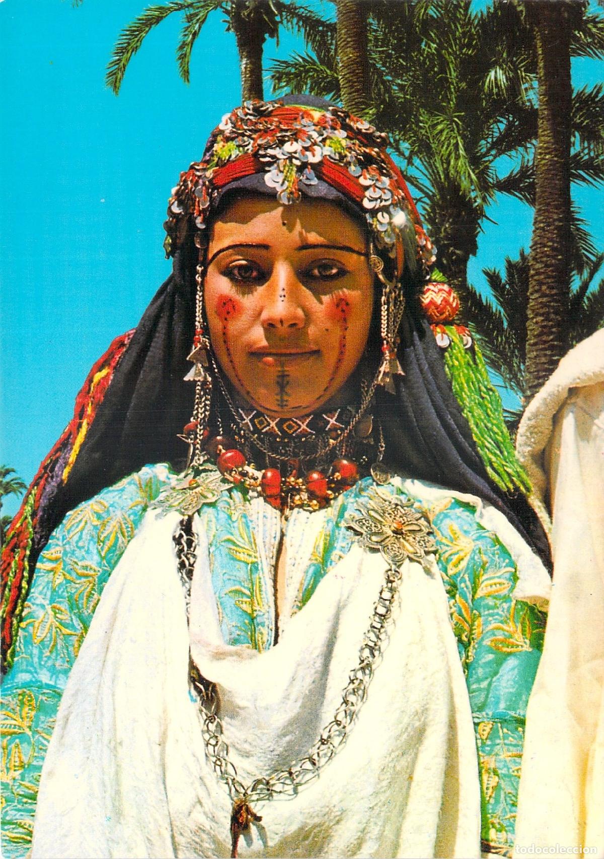 Postales: Postal de mujer bereber del Alto Atlas, Marruecos