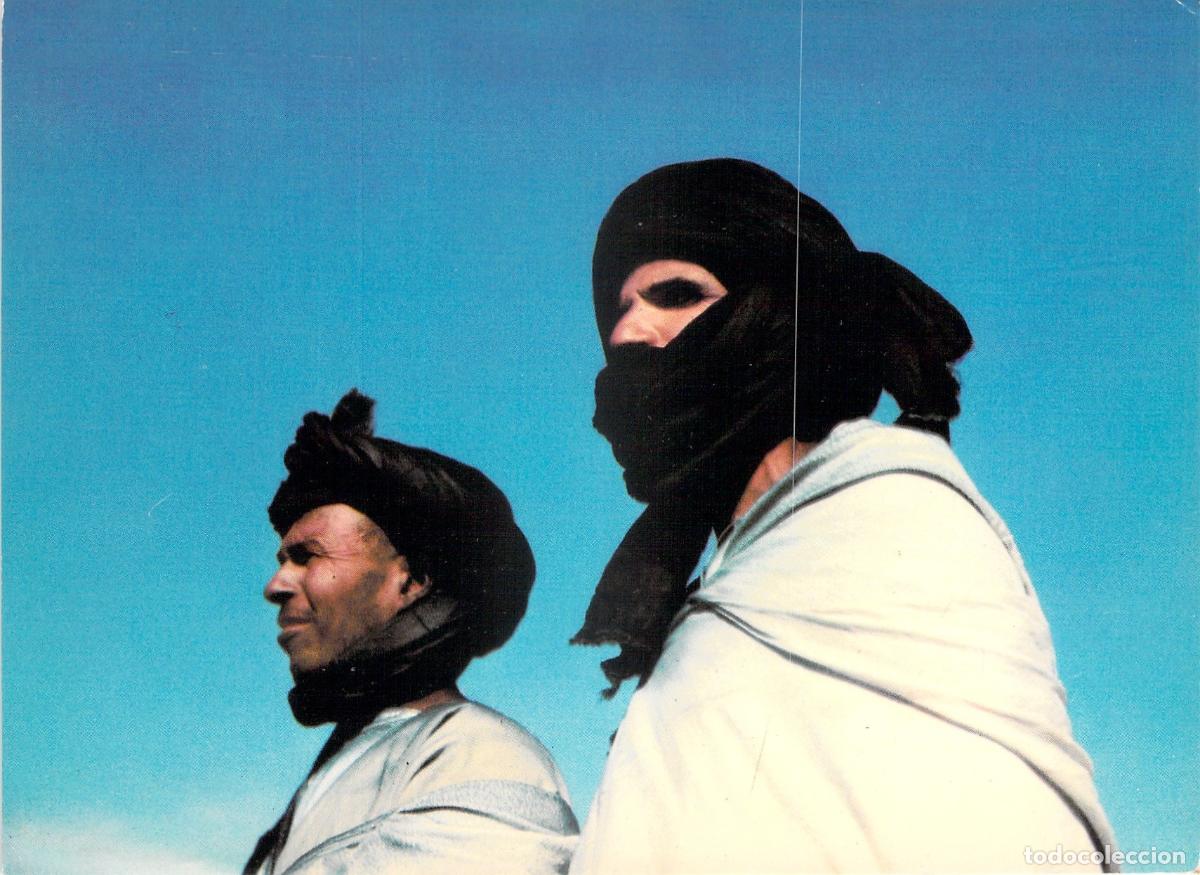 Postales: Postal de Hombres Azules del Sahara en Marruecos