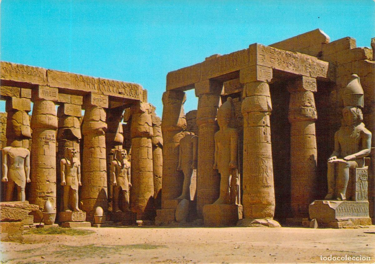 Postales: Postal del Templo de Luxor en Egipto