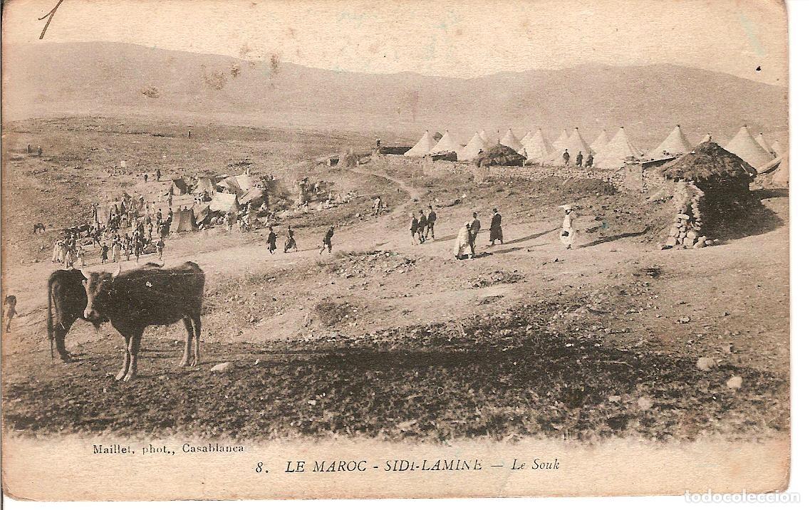 Postales: MAROC - 1915 - SIDI-LAMINE - LE SOUK