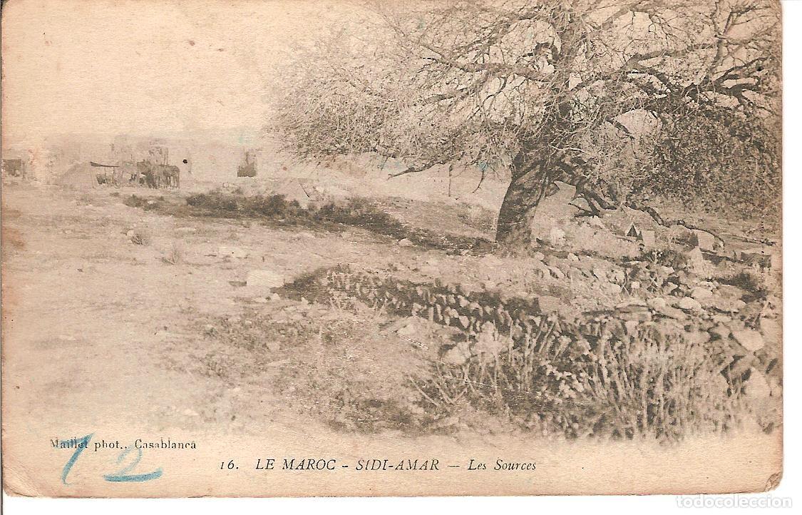 Postales: MAROC - 1915 - SIDI-AMAR - LES SOURCES