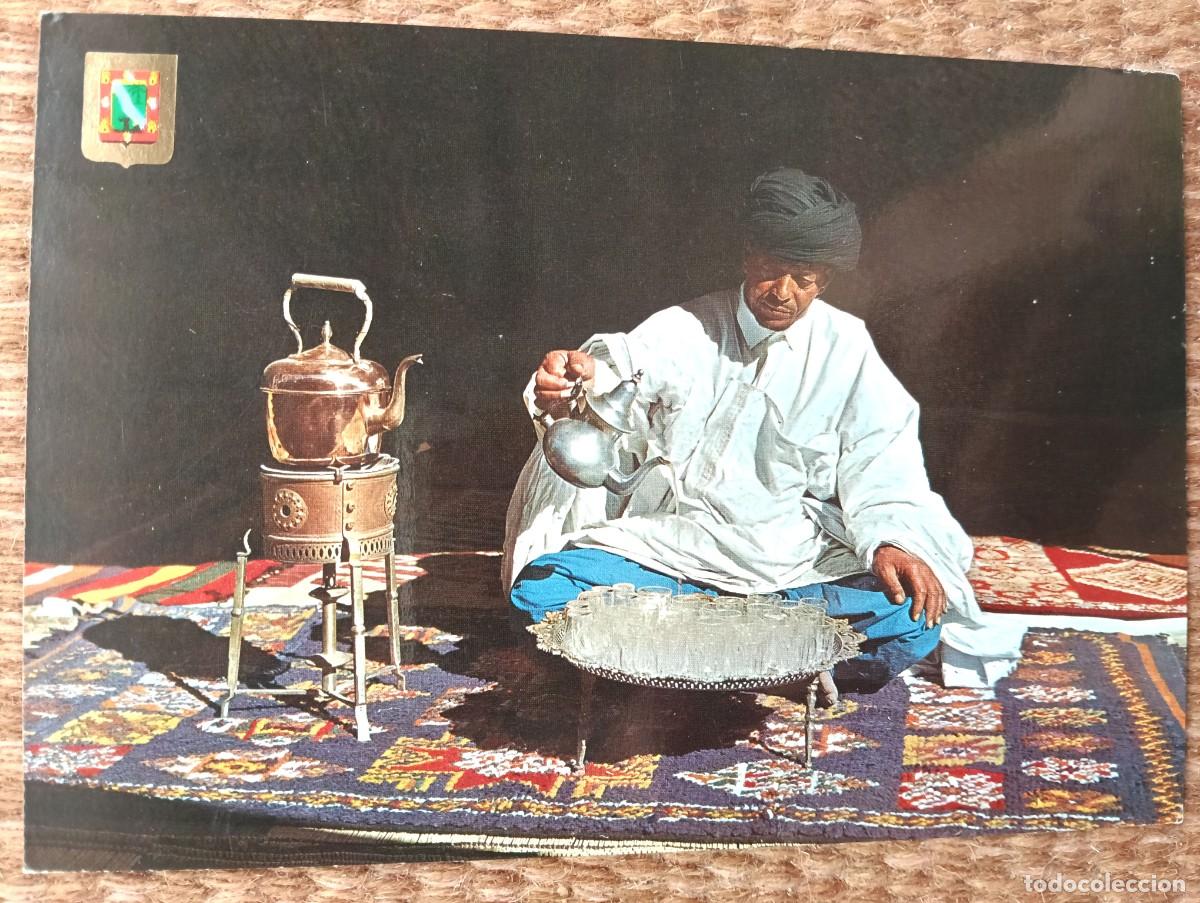 Postales: SAHARA ESPA&Ntilde;OL - AAIUN - SIRVIENDO TE
