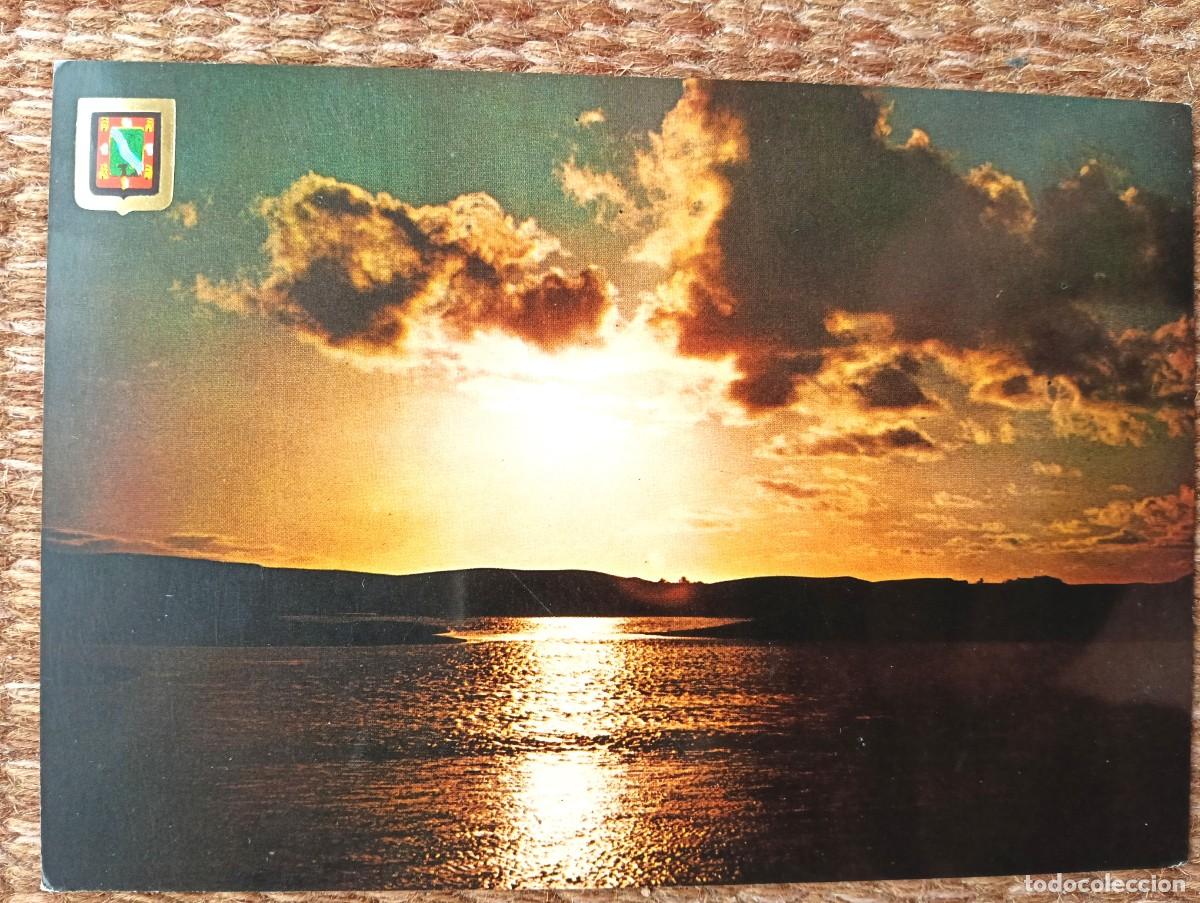 Postales: SAHARA ESPA&Ntilde;OL - AAIUN - PUESTA DE SOL EN SAHIA ROJA