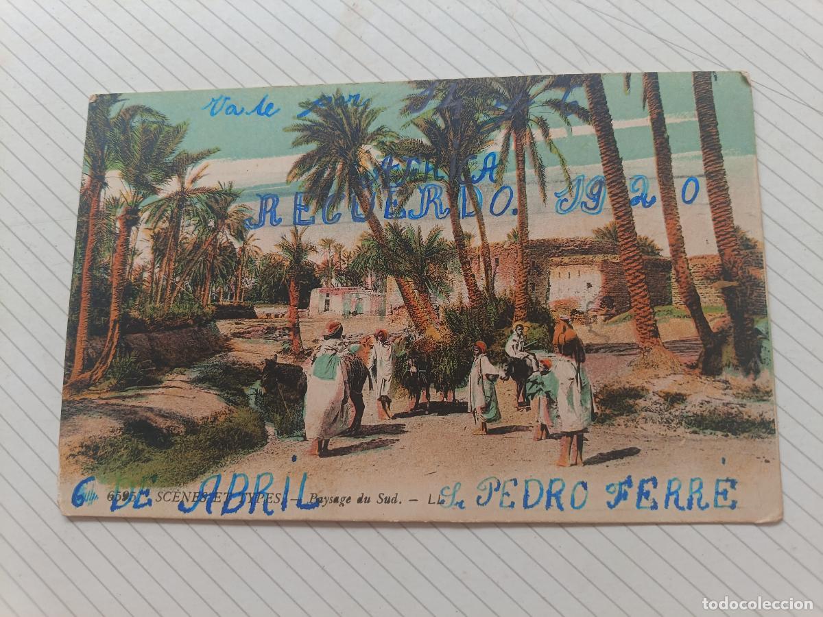Postales: Postal escrita desde Marruecos 1920