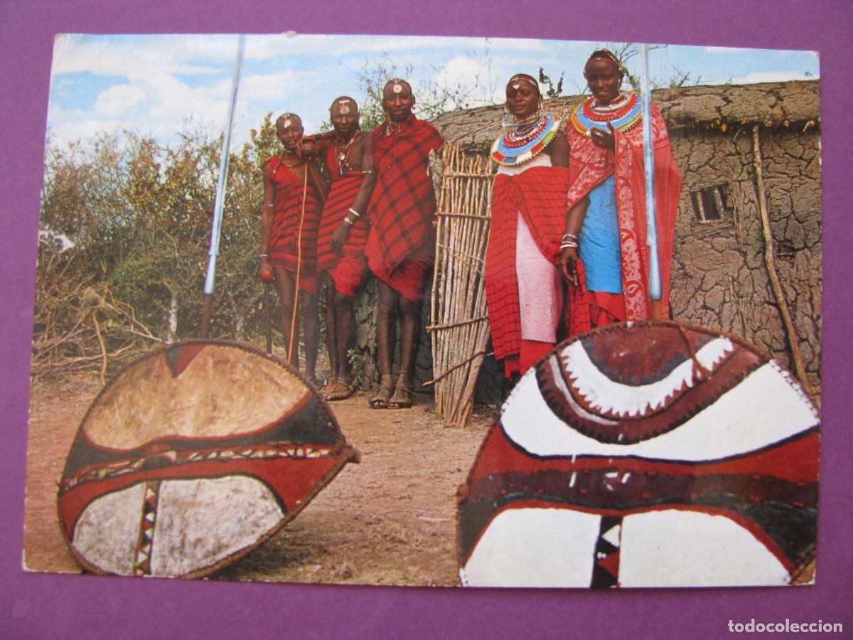 Postales: POSTAL DE KENIA, KENYA. MASAI. CIRCULADA
