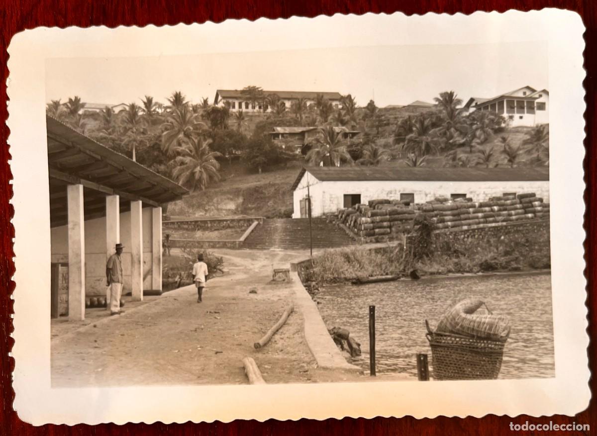Postales: ANTIGUA FOTOGRAFIA DE GUINEA ECUATORIAL ESPA&Ntilde;OLA, a&ntilde;os 50-60. Mide 11,7 x 8,2 cms.