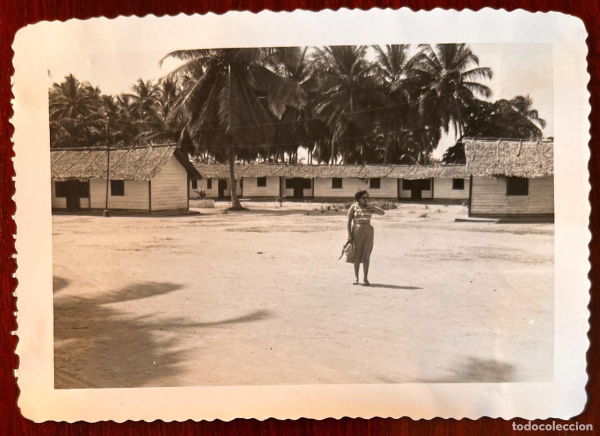 Postales: ANTIGUA FOTOGRAFIA DE GUINEA ECUATORIAL ESPA&Ntilde;OLA, a&ntilde;os 50-60. Mide 11,7 x 8,2 cms.
