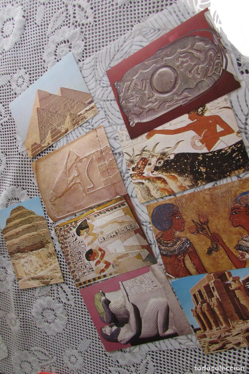 Postales: 9 POSTALES ARTE EGIPCIO - Foto 5
