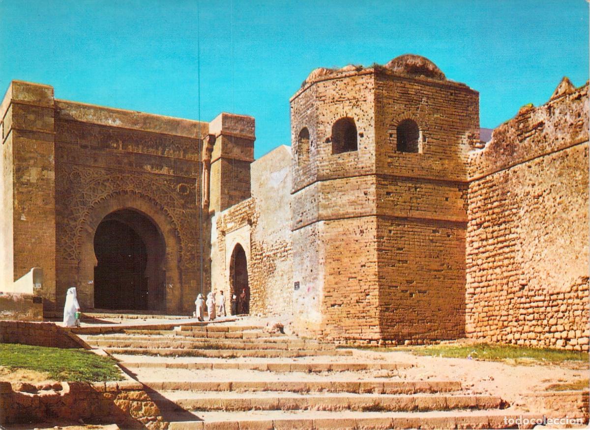 Postales: Postal de la Puerta de los Udayas en Rabat, Marruecos