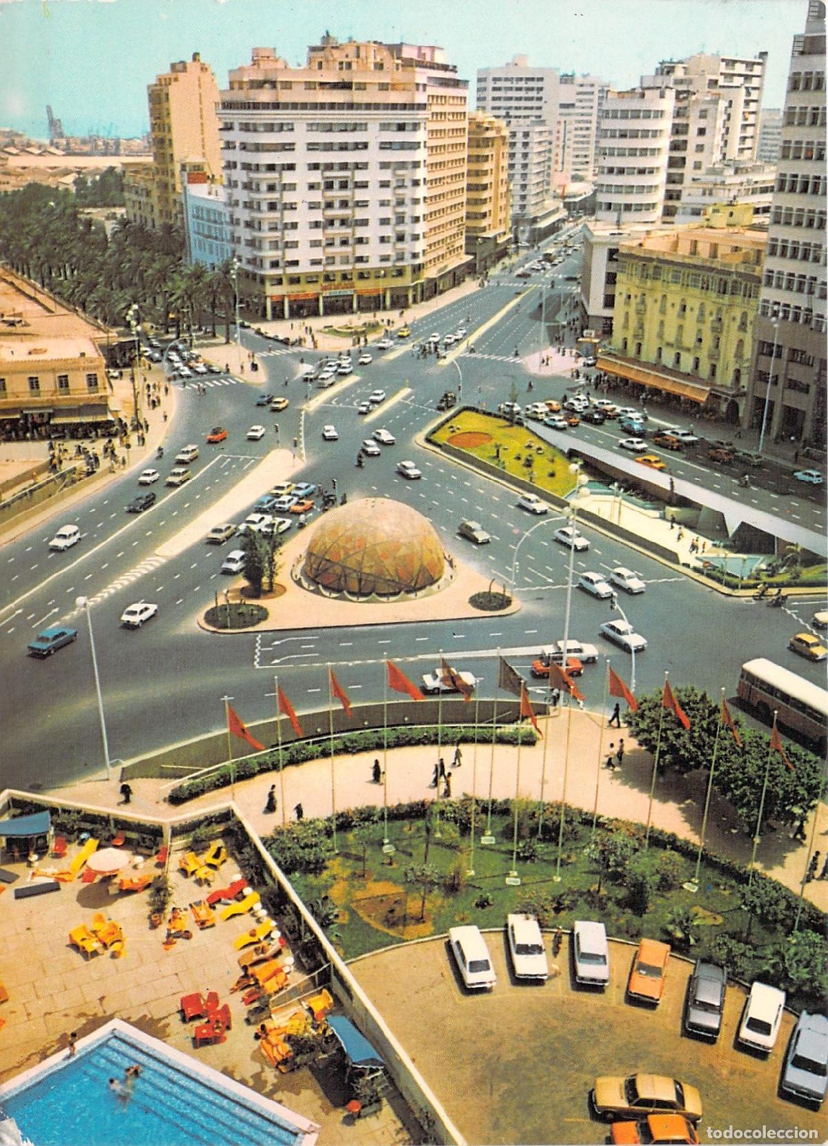 Postales: Postal de la Plaza Mohammed V en Casablanca Marruecos