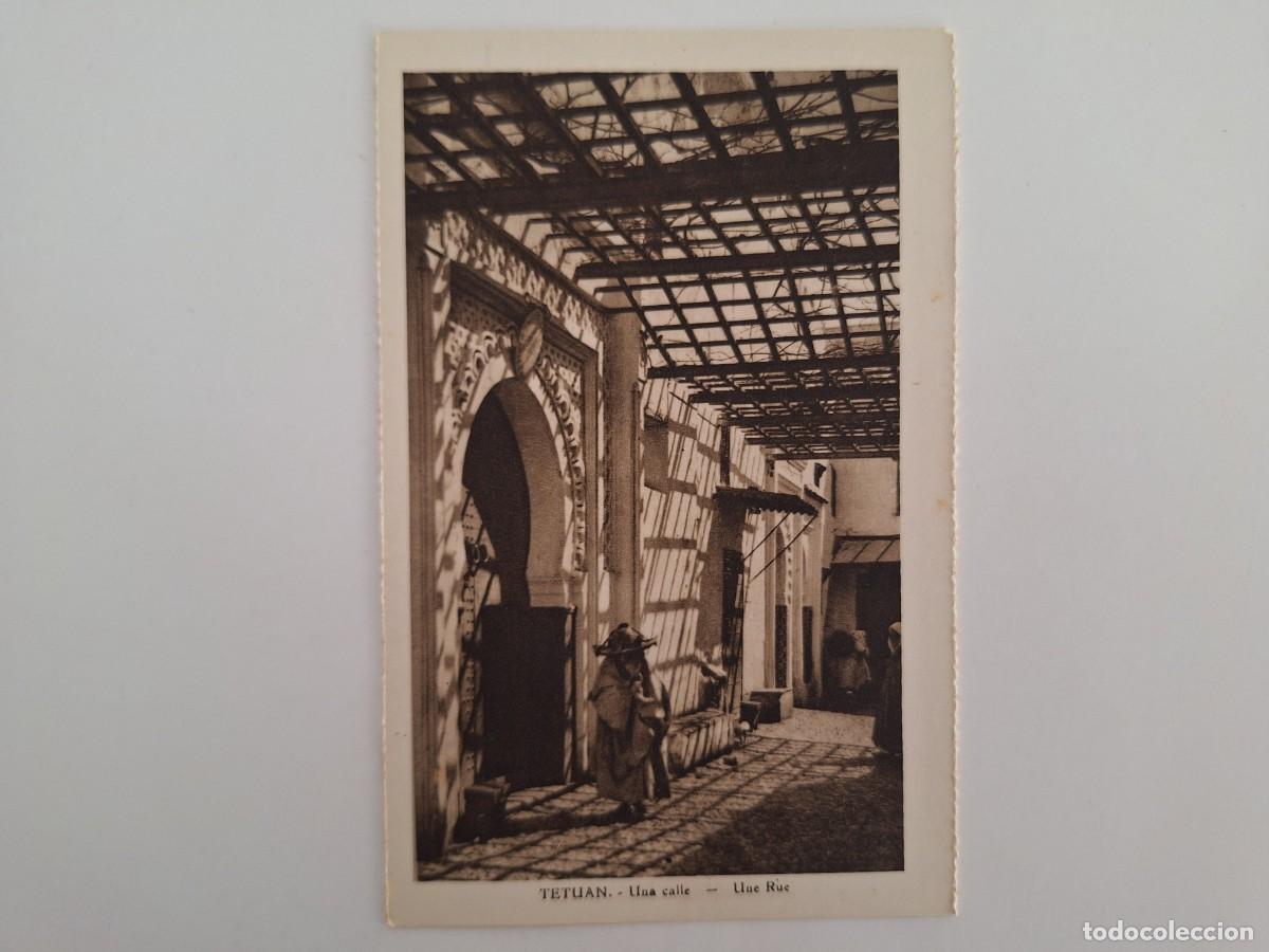 Postales: ANTIGUA POSTAL TETUAN UNA CALLE MARRUECOS RV 2940