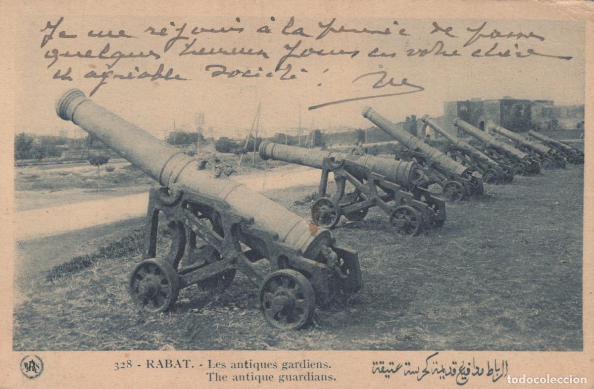 Postales: Morocco Rabat Maroc Sal&eacute; K&eacute;nitra Canons Gardiens Antiques *YAA404