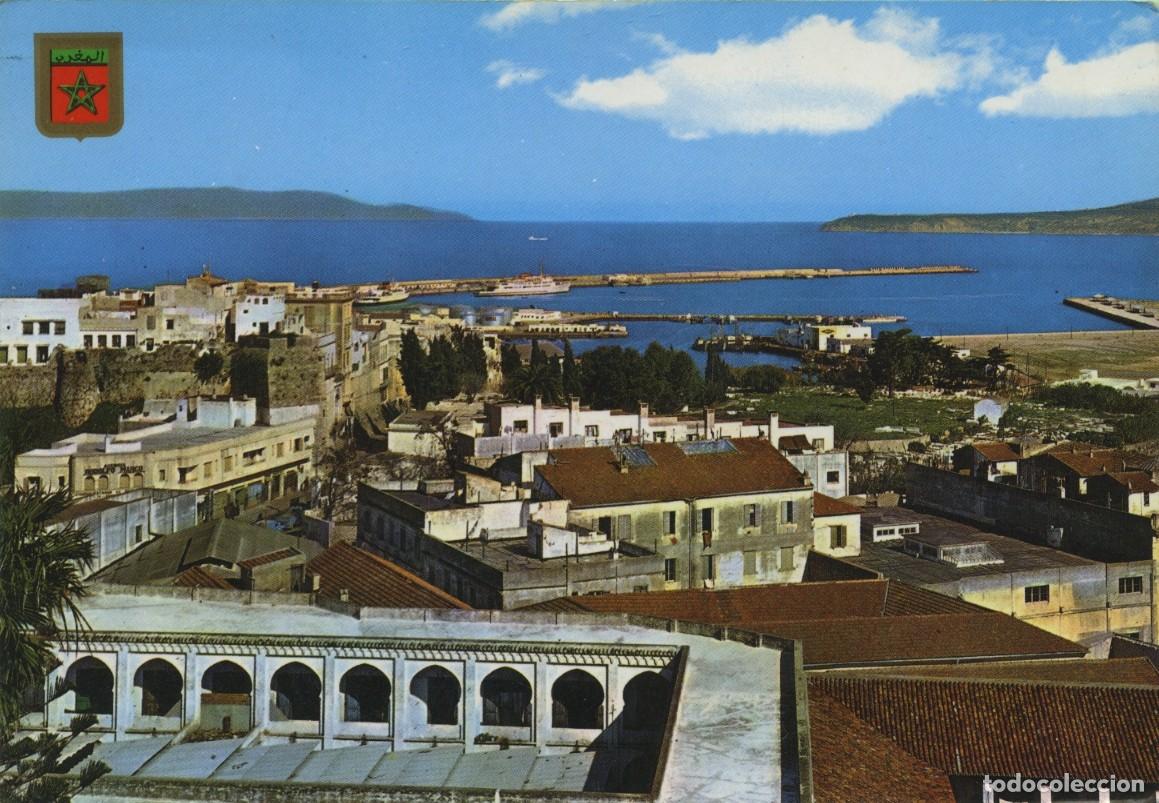 Postales: N&ordm; 13-T&Aacute;NGER. Vista parcial. Puerto. Sin circular. ED. KOMAROC