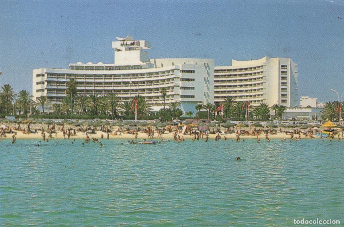 Postales: Tunisia Sousse Tunisie H&ocirc;tel El Hana Plage Architecture Paysage Mer *YAB043