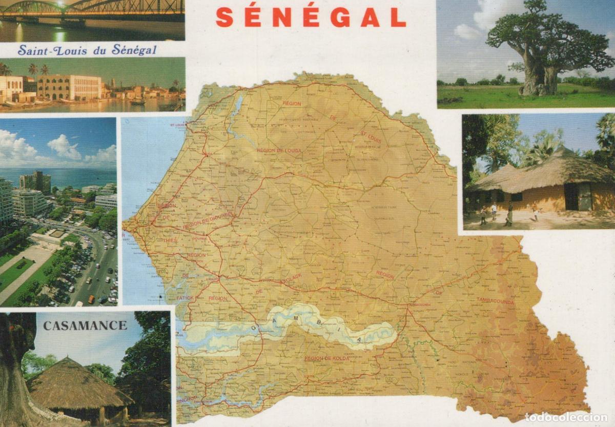 Postales: Senegal Saint Louis S&eacute;n&eacute;gal Vues Pont Faidherbe Baobab Architecture *YAB223