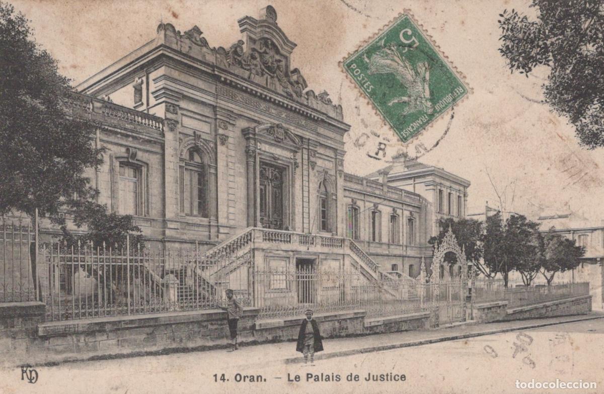 Postales: France Oran Palais de Justice Architecture Coloniale 1909 *YAB567