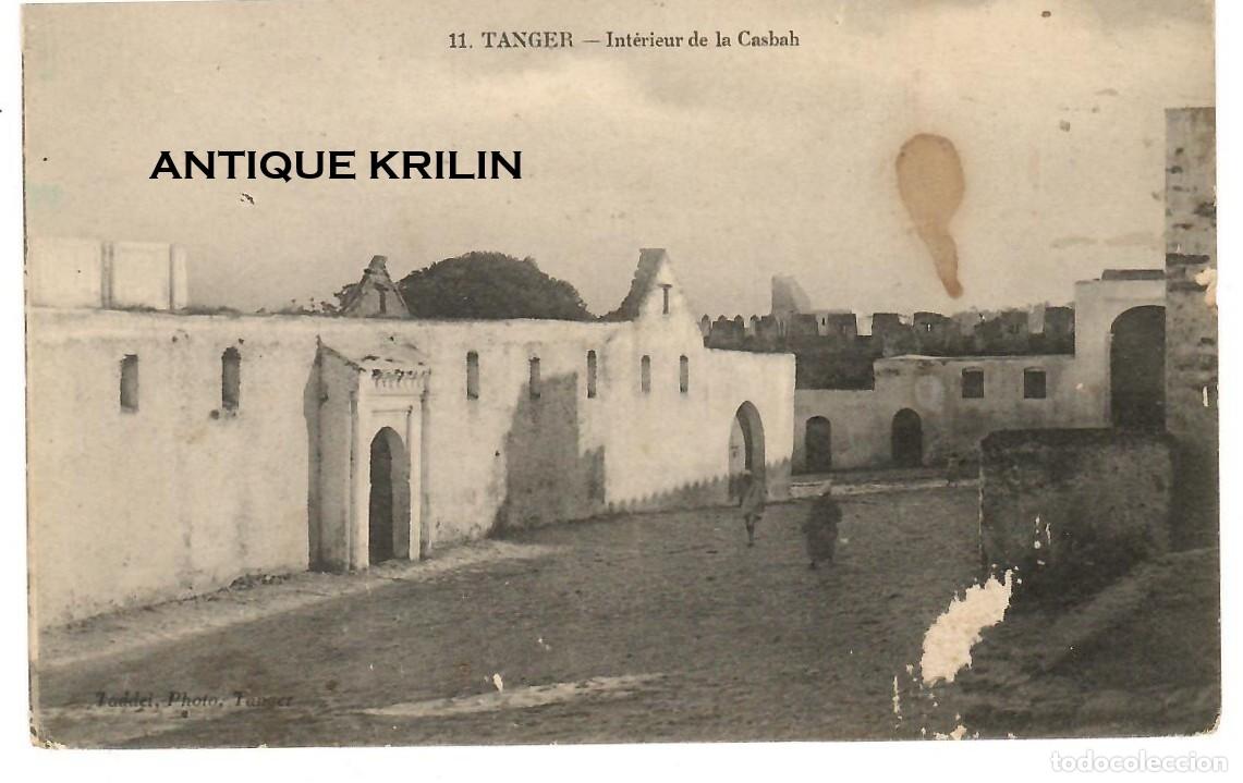 Postales: TANGER N&ordm; 11 INTERIEUR DE LA CASBAH / PHOTO TADDEI / FRANQUEADA
