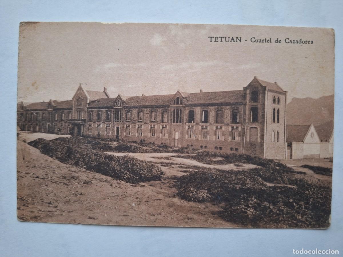 Postales: ANTIGUA POSTAL TETUAN CUARTEL DE CAZADORES MARRUECOS RV 2988