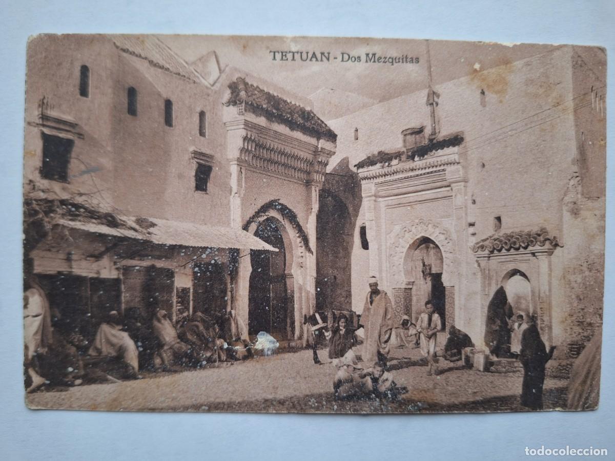 Postales: ANTIGUA POSTAL MARRUECOS TETUAN DOS MEZQUITAS RV 2998