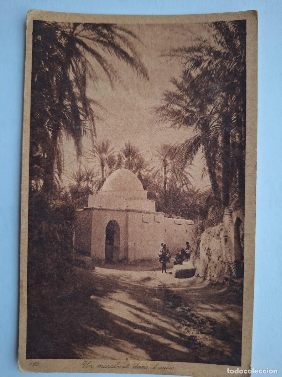 Postales: ANTIGUA POSTAL MARRUECOS MARABOUT EN EL OASIS RV 2999