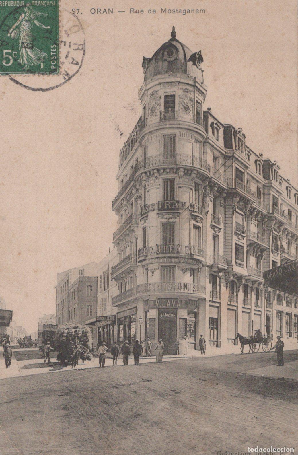 Postales: Algeria Oran Alg&eacute;rie D&eacute;partement D Rue Mostaganem Architecture Sc&egrave;ne de *YAC216
