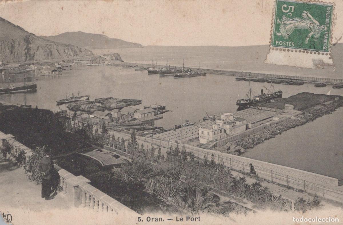 Postales: Algeria Oran Alg&eacute;rie Oranie Vue G&eacute;n&eacute;rale du Port Anim&eacute; Quais et *YAC636