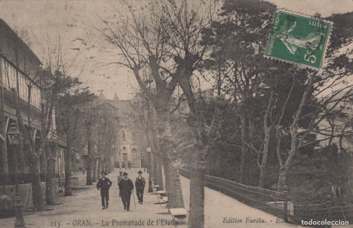 Postales: France Oran Alg&eacute;rie Promenade de L &Eacute;tang Architecture et Paysage Urbain *YAC641