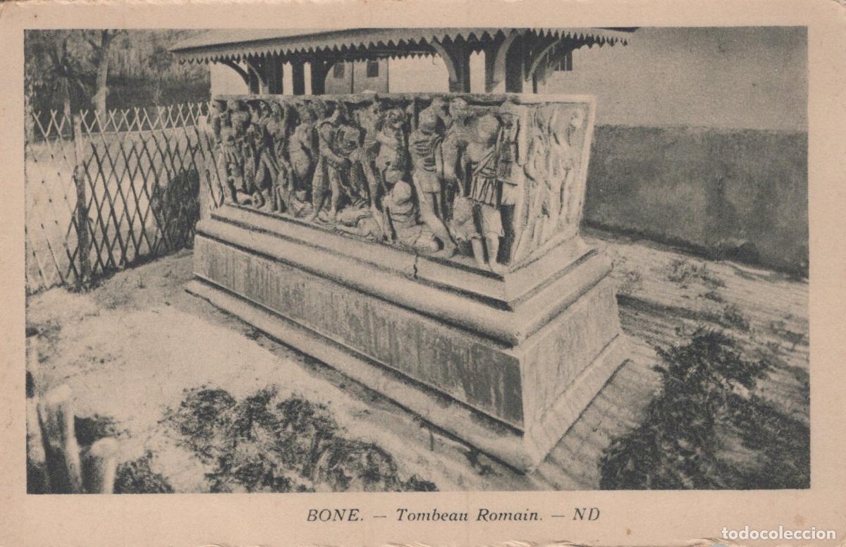 Postales: Algeria Bone Alg&eacute;rie Annaba Tombeau Romain Sculpture Unposted *YAC630