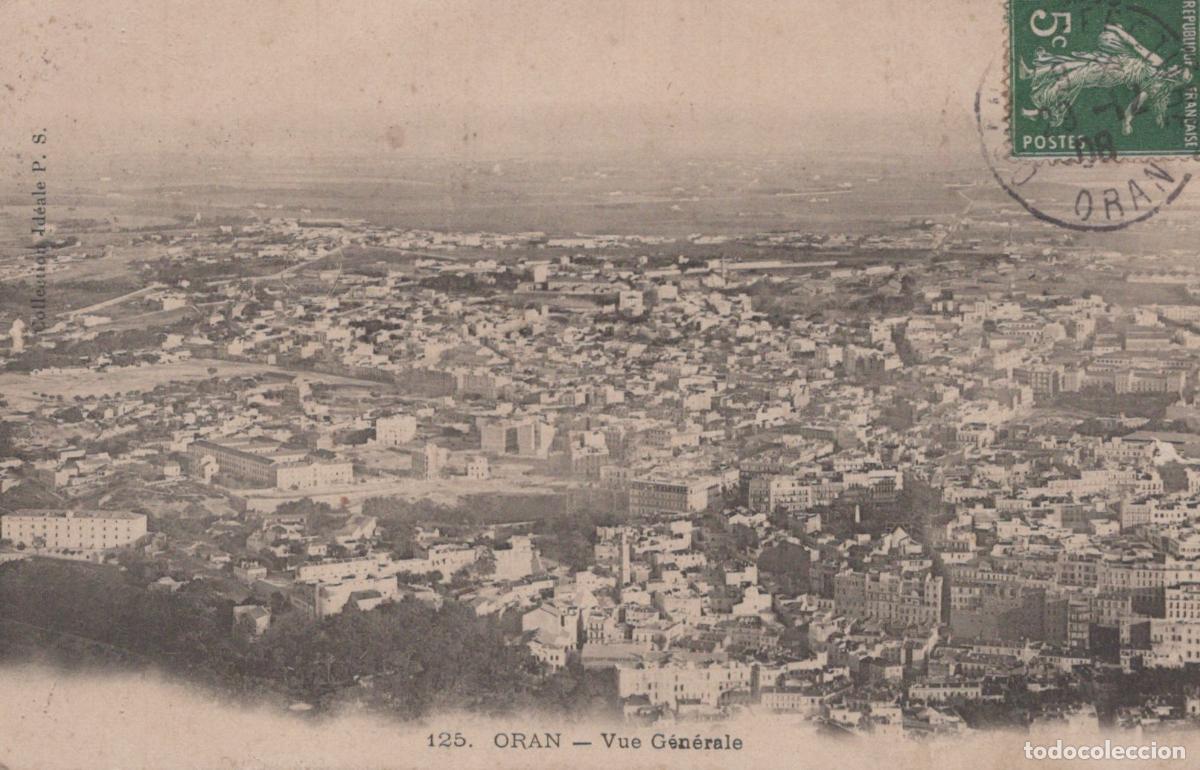 Postales: France Oran Vue G&eacute;n&eacute;rale A&eacute;rienne de la Ville *YAC978