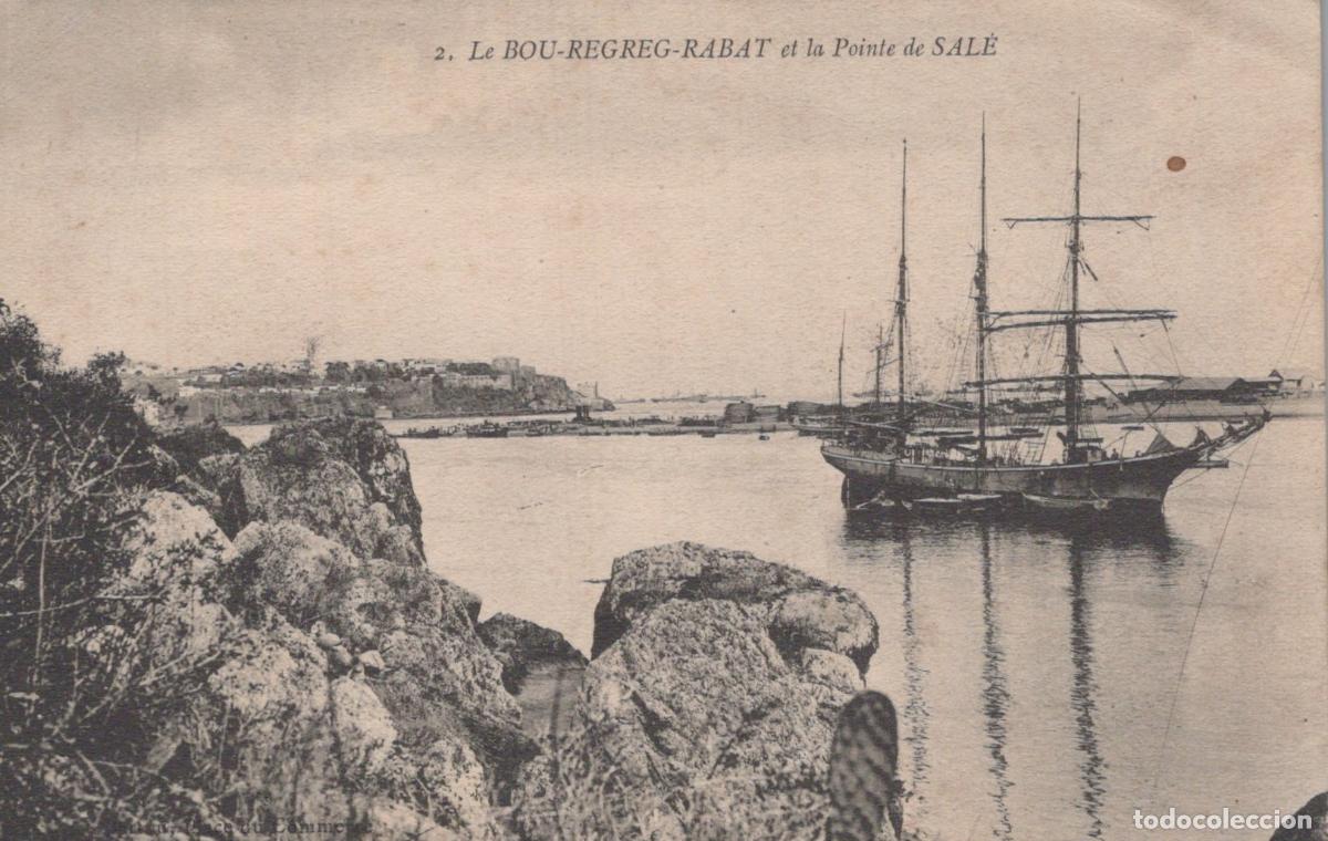 Postales: Morocco Rabat Sal&eacute; Maroc Bou Regreg Pointe de Sal&eacute; Voilier Architecture *YAC924