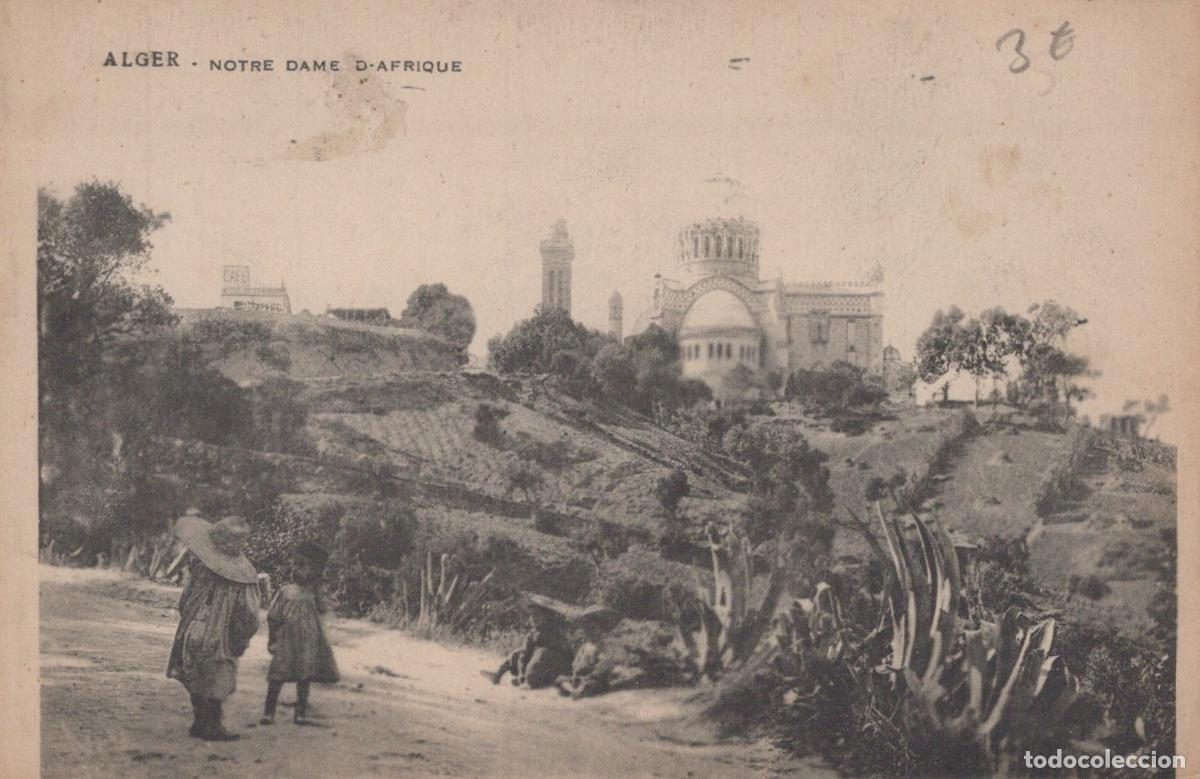 Postales: Algeria Alger Alg&eacute;rie Notre Dame D Afrique Architecture Unposted *YAD007