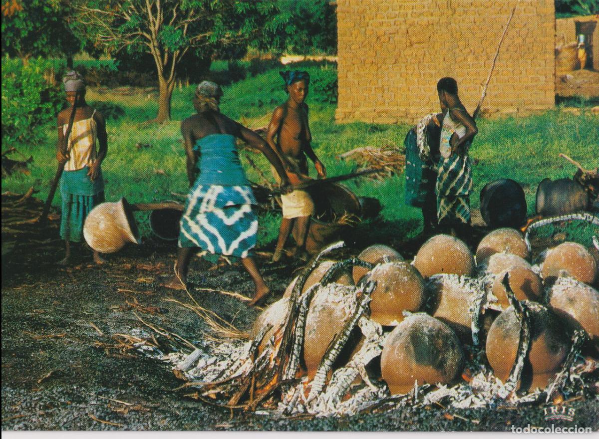 Postales: AFRICA EN COLORES &ndash; COCCI&Oacute;N DE CERAMICA &ndash; IRIS 7360 &ndash; S/C