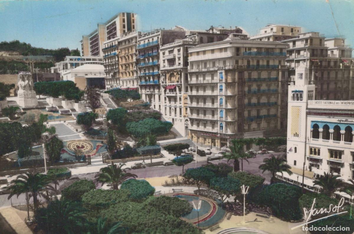 Postales: Algeria Algiers Alg&eacute;rie Alger Boulevard Laferri&egrave;re Parc Architecture *YAE343